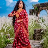 Puja Theme Saree - Image 3