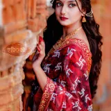 Puja Theme Saree - Image 2
